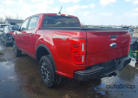 2021 Ford Ranger Xlt из США, поврежденный, VIN 1FTER4FH0MLD82311